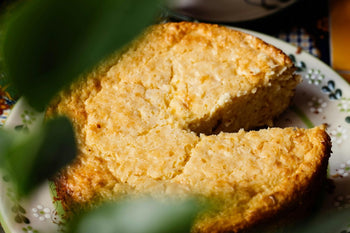 Bolo de milho sem glúten fit