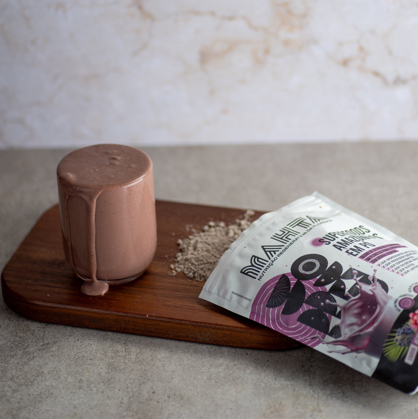 Shake de Superfoods Amazônicos - Açaí e Camu-Camu