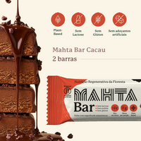 KIT 2 Mahta Bar Cacau + 2 Mahta Bar Açaí