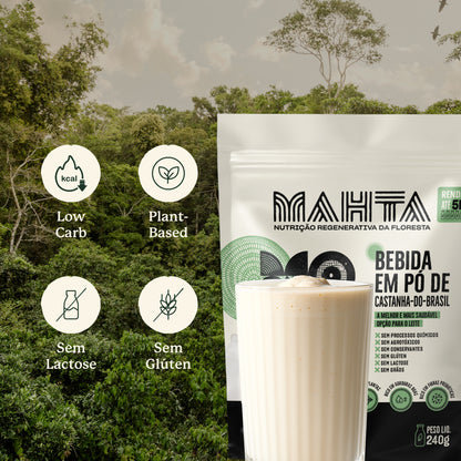 Leche vegetal en polvo de nuez de Brasil