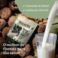 Leche vegetal en polvo de nuez de Brasil