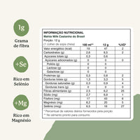 Leche vegetal en polvo de nuez de Brasil