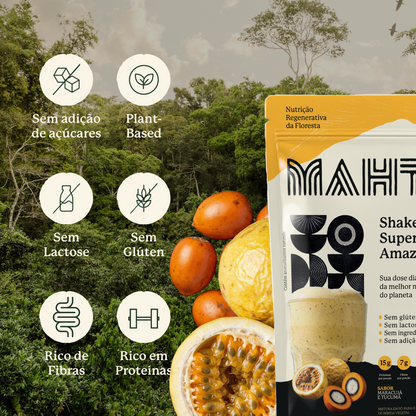 Shake de Superfoods Amazônicos - Maracujá e Tucumã