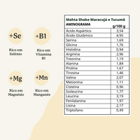 Shake de Superfoods Amazônicos - Maracujá e Tucumã