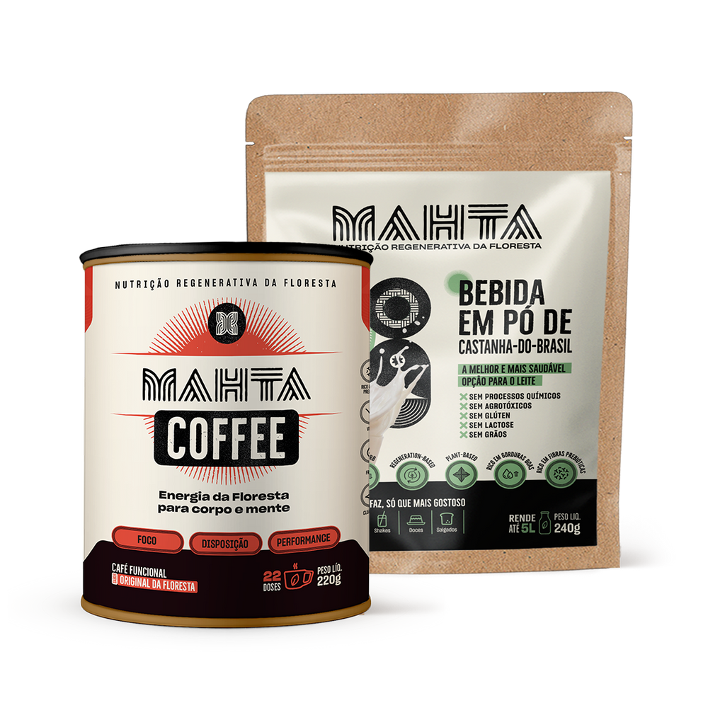 1 Mahta Coffee (220g) + 1 Leite de Castanha (240g)