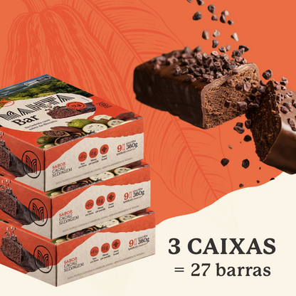 Kit 3 Caixas Mahta Bar - Cacau Selvagem