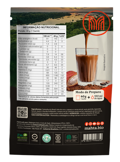 Batido de Superalimentos Amazónicos - Paquete de Viaje - Cacao