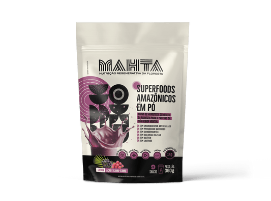 Shake de Superfoods Amazônicos - Açaí e Camu-Camu