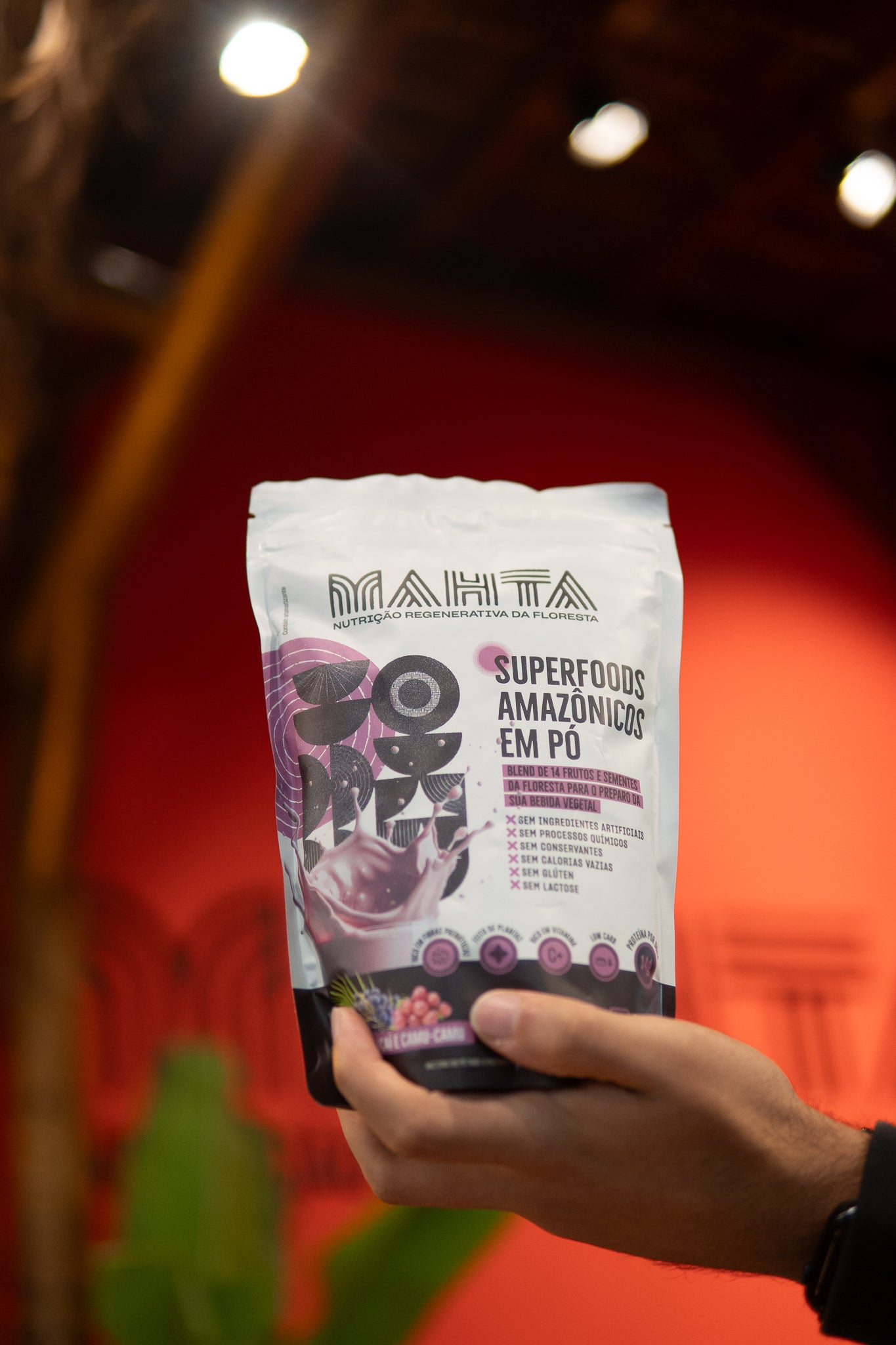 Shake de Superfoods Amazônicos - Açaí e Camu-Camu